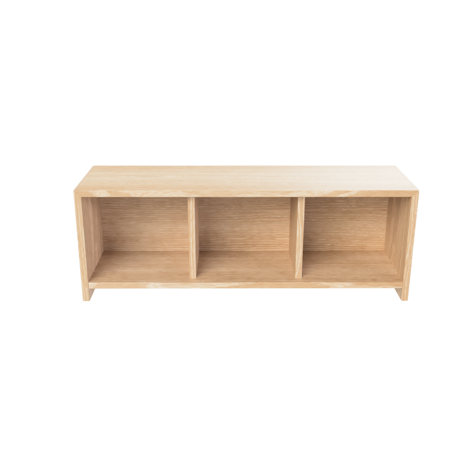 3-Cubby Storage Bench