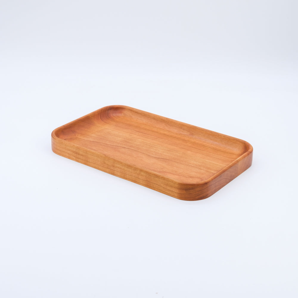 Cherry pen tray, Desk tray, Valet tray, Pencil tray