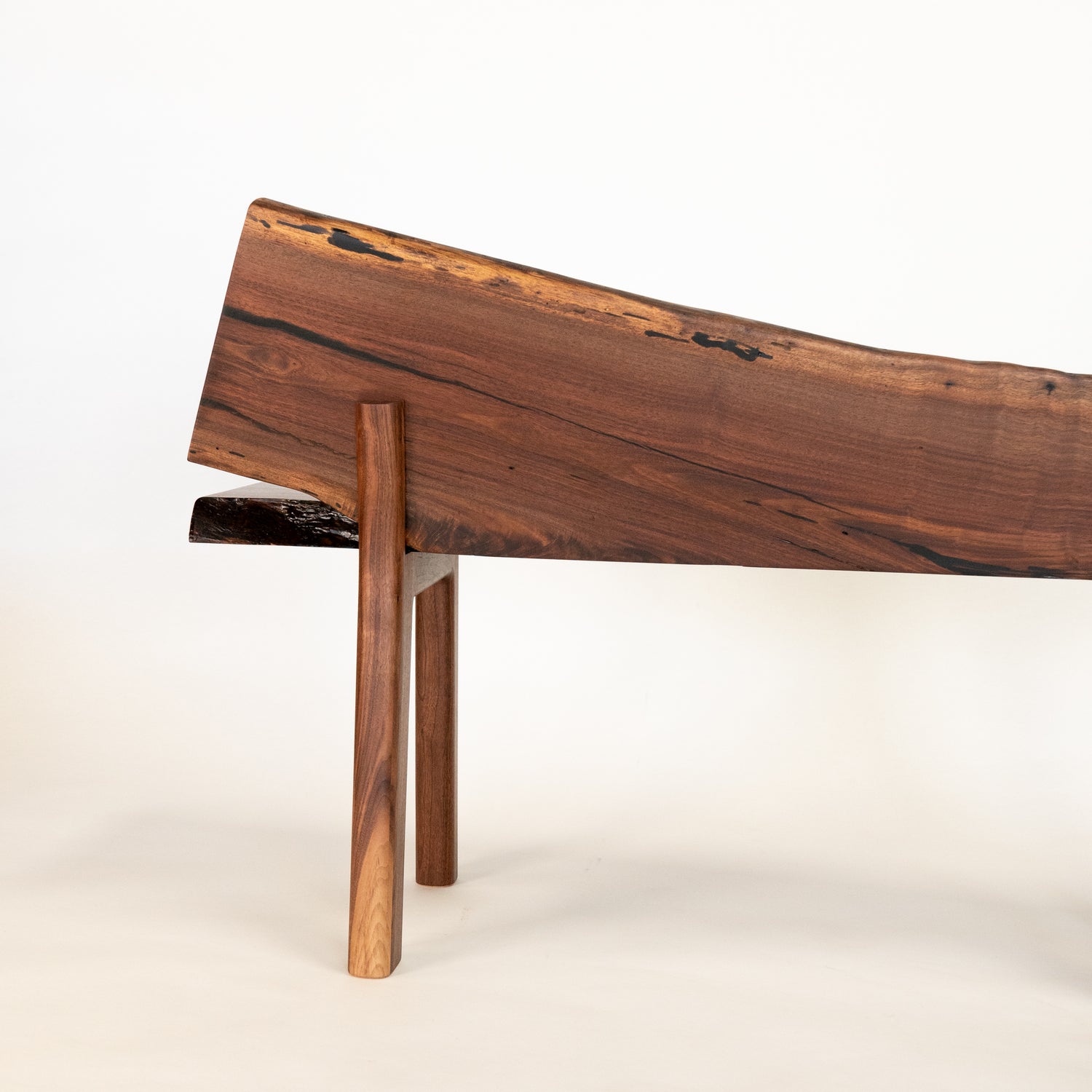 Santa Cruz Walnut Live Edge Bench