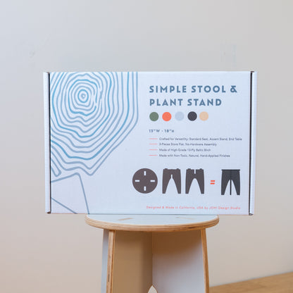 Simple Stool & Plant Stand – Mango
