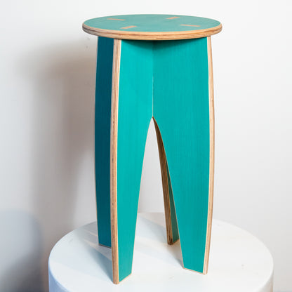 Simple Stool & Plant Stand – Tropical Jade