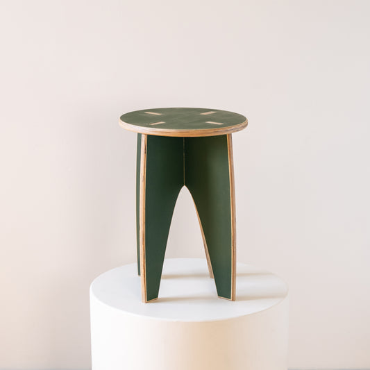Simple Stool & Plant Stand – Maile Green