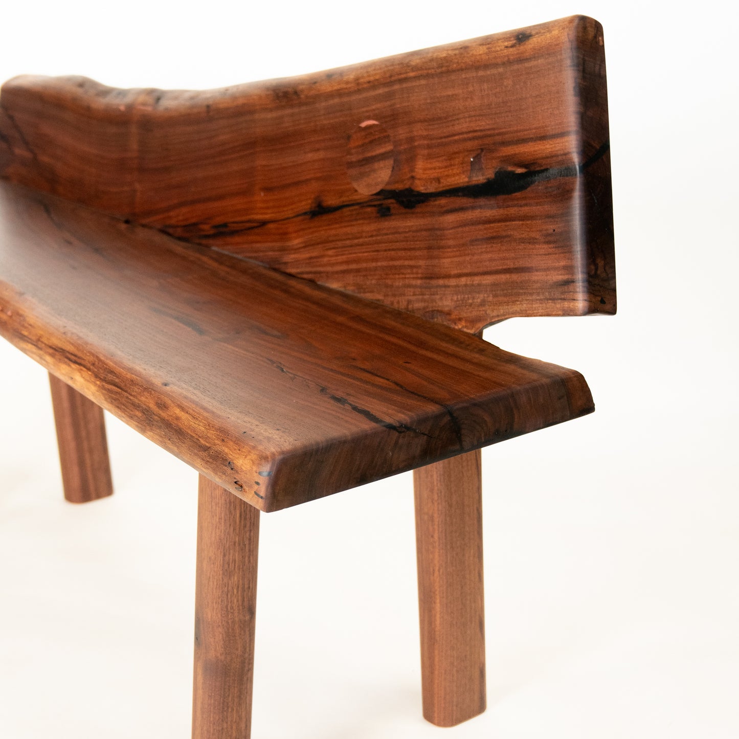 Santa Cruz Walnut Live Edge Bench